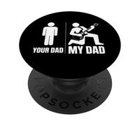 Dad Jokes Funny Guitar Fathers Day Guitar Musician Guitarist PopSockets PopGrip Adhesivo
