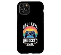 Dad Level Unlocked 2026 Funny Gamer New Dad Anuncio Carcasa para iPhone 11 Pro