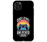 Dad Level Unlocked 2026 Funny Gamer New Dad Anuncio Carcasa para iPhone 11 Pro MAX