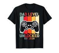Dad Level Unlocked 2026 I Leveled Up To Dad To Be 2026 Funny Camiseta