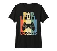 Dad Level Unlocked Camiseta Gamer Soon To Be Father Gifts Camiseta Premium