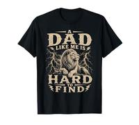 Dad Like Me Hard to Find Funny Lion Father Quote Camiseta