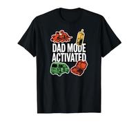 Dad Mode Activated Funny Fatherhood Minivan Parent Graphic Camiseta gráfica económica, Hombre, Negro, L