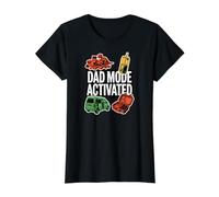 Dad Mode Activated Funny Fatherhood Minivan Parent Graphic Camiseta gráfica económica, Mujer, Negro, XL