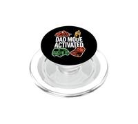 Dad Mode Activated Funny Fatherhood Minivan Parent Graphic PopSockets PopGrip para MagSafe