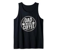 Dad Needs Coffee Camiseta sin Mangas
