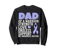 Dad of a Warrior IBS Awareness Irritable Bowel Syndrome Sudadera