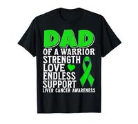 Dad of a Warrior Liver Cancer Awareness Family Matching Camiseta