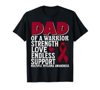 Dad of a Warrior Multiple Myeloma Awareness Family Matching Camiseta
