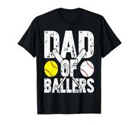 Dad of Ballers Baseball Dad for Men Father's Day Baseball Camiseta