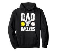Dad of Ballers Baseball Dad for Men Father's Day Baseball Sudadera con Capucha