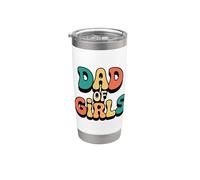 Dad Of Girls Vaso térmico de acero inoxidable de doble pared