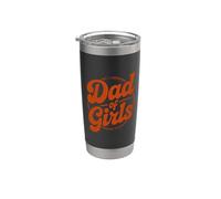Dad Of Girls Vaso térmico de acero inoxidable de doble pared