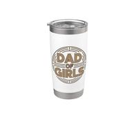 Dad Of Girls Vaso térmico de acero inoxidable de doble pared