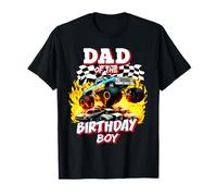 Dad of The Birthday Boy Monster Truck - Camiseta de cumpleaños Camiseta