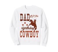 Dad of The Birthday Cowboy Cute Western Dad Birthday Outfit Sudadera