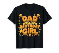 Dad of The Birthday Girl Burger Party Theme Camiseta