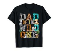 Dad of The Wild One 1st Birthday Jungle Matching Safari Kids Camiseta