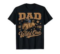Dad of The Wild One Cowboy Western Rodeo Party Matching Camiseta