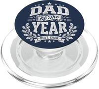Dad of The Year Vintage Distressed Father's Day PopSockets PopGrip para MagSafe