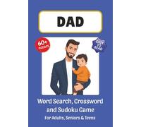 Dad Puzzle Book: Word Search, Crossword and Sudoku Game, Easy to Read Print about BBQ, Classic Cars, Fishing, Tools and More | 6x9 inches, 120 pages | ... for Vacations, Holidays and Leisure Time