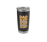 Dad Sleep Like Regular Sleep But Without Sleep Vaso térmico de acero inoxidable de doble pared