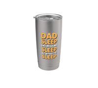 Dad Sleep Like Regular Sleep But Without Sleep Vaso térmico de acero inoxidable de doble pared