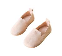 Dad Sneaker damas niño bebé niña zapatos niñas zapatos casuales color sólido estilo simple plano ligero, beige, 25.5 EU