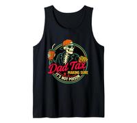 Dad Tax Asegurándose de que no sea veneno Humor Divertido Día del Padre Camiseta sin Mangas