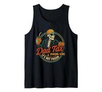 Dad Tax Asegurándose de que no sea veneno Humor Divertido Día del Padre Camiseta sin Mangas