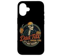 Dad Tax Asegurándose de que no sea veneno Humor Divertido Día del Padre Carcasa para iPhone 16