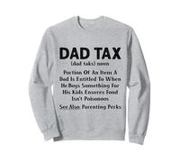 Dad Tax Funny Dad Definición de impuestos Día del Padre Coincidencia Sudadera