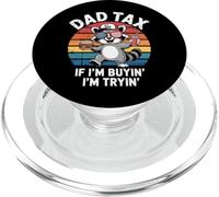 Dad Tax If I'm Buying I'm Trying Funny Fathers Day Dad Jokes PopSockets PopGrip para MagSafe
