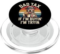 Dad Tax If I'm Buying I'm Trying Funny Fathers Day Dad Jokes PopSockets PopGrip para MagSafe