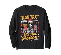 Dad Tax | Making Sure It’s Not Poisoned Funny Father Tee Manga Larga