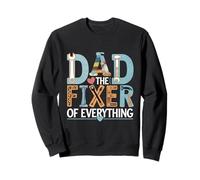 Dad The Fixer Of Everything Padre Manualidades Prácticas |-- Sudadera