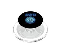Dad The Man Myth Legend Cool Nautical Compass Día del Padre PopSockets PopGrip para MagSafe
