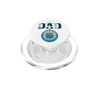 Dad The Man Myth Legend Cool Nautical Compass Día del Padre PopSockets PopGrip para MagSafe
