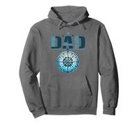 Dad The Man Myth Legend Cool Nautical Compass Día del Padre Sudadera con Capucha