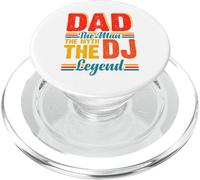 Dad The Man The Myth The DJ Legend PopSockets PopGrip para MagSafe