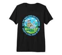 Dad The Man Who Has Everything Except A Full Head of Hair Camiseta Premium