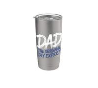 Dad The Original DIY Expert Aprecio del padre - Vaso térmico de acero inoxidable de doble pared