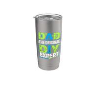 Dad The Original DIY Expert Aprecio del padre |- Vaso térmico de acero inoxidable de doble pared