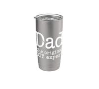 Dad The Original DIY Expert Aprecio del padre - Vaso térmico de acero inoxidable de doble pared