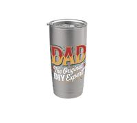 Dad The Original DIY Expert Aprecio del padre - Vaso térmico de acero inoxidable de doble pared