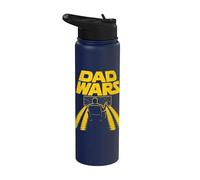 Dad Wars Sci-Fi Parody for Fathers Stainless Steel Insulated Water Bottle