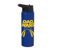 Dad Wars Sci-Fi Parody for Fathers Stainless Steel Insulated Water Bottle