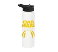 Dad Wars Sci-Fi Parody for Fathers Stainless Steel Insulated Water Bottle