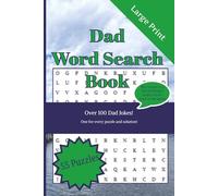 Dad Word Search Book: Word Search Puzzles with Easy-to-Read Print for Dad with jokes, outdoors, and more | 6x9 inches, 110 pages | 55 Puzzles PLUS ... Father's Day, Birthday Gift, and Relaxing.