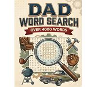 Dad Word Search: Large Print Word Find with 4000+ Words | Themes Include Sports, Cars, Tools, BBQ, and Dad Jokes